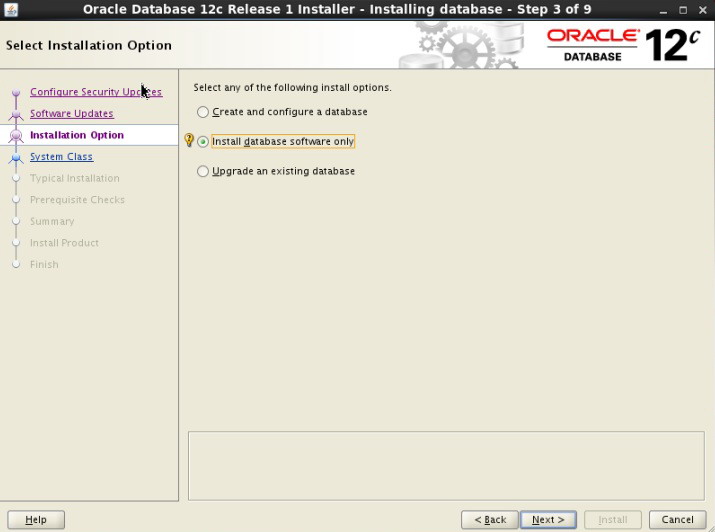 Oracle 12c on Linux 6 OS
